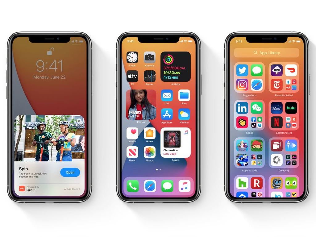 iPhones with new features
