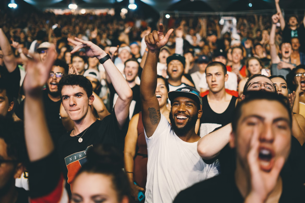 Audience cheering