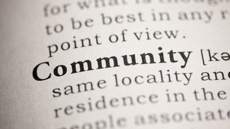 Die Bedeutung von „Gemeinschaft“ in der modernen Welt